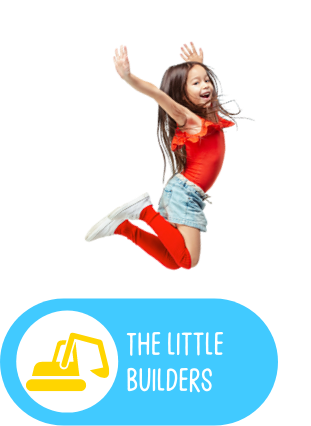 petite fille en train de sauter