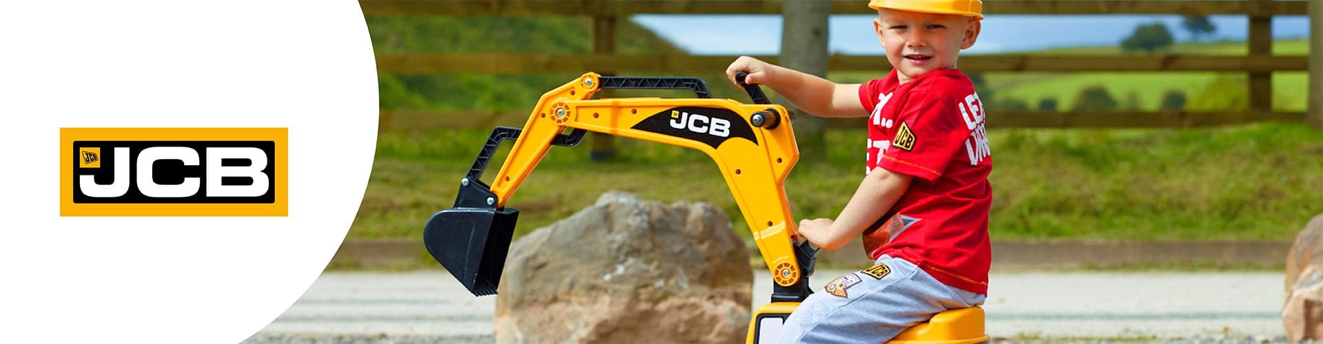 jouet roulant pour enfant de la licence JCB