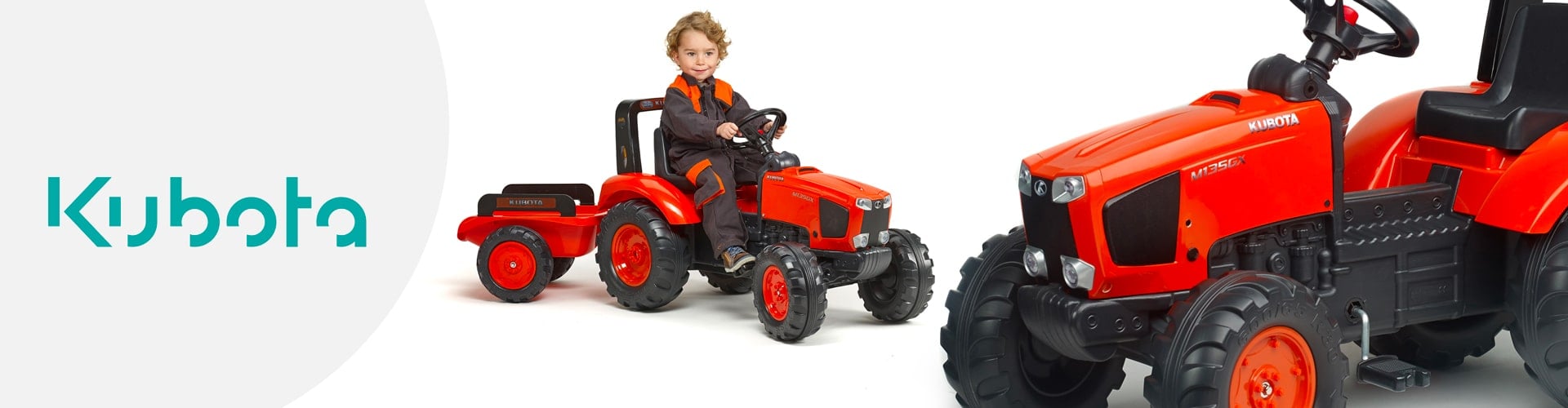 jouet roulant pour enfant de la licence Kubota