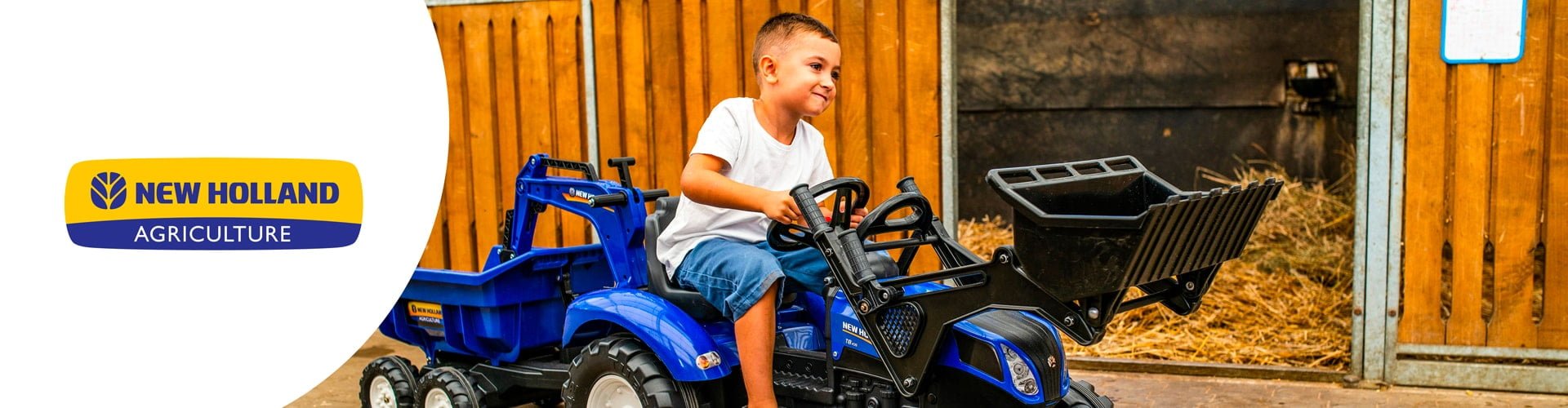 jouet roulant pour enfant de la licence New Holland