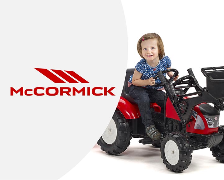 jouet roulant pour enfant de la licence Mc Cormick