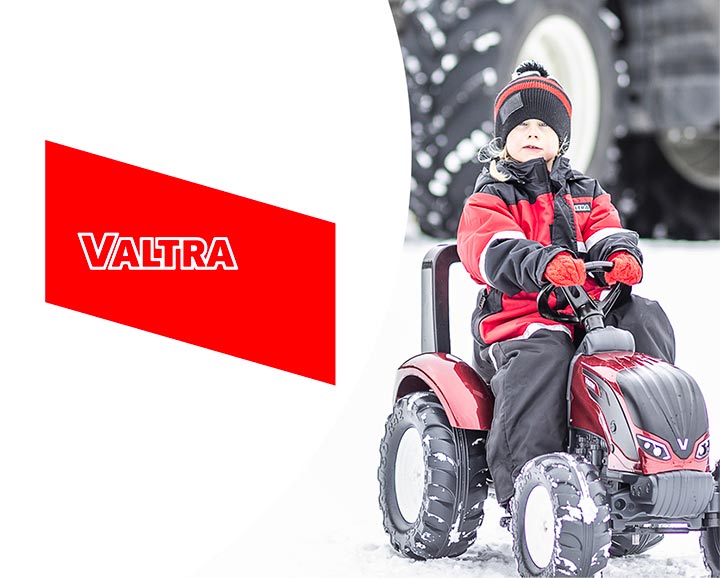 jouet roulant pour enfant de la licence Valtra