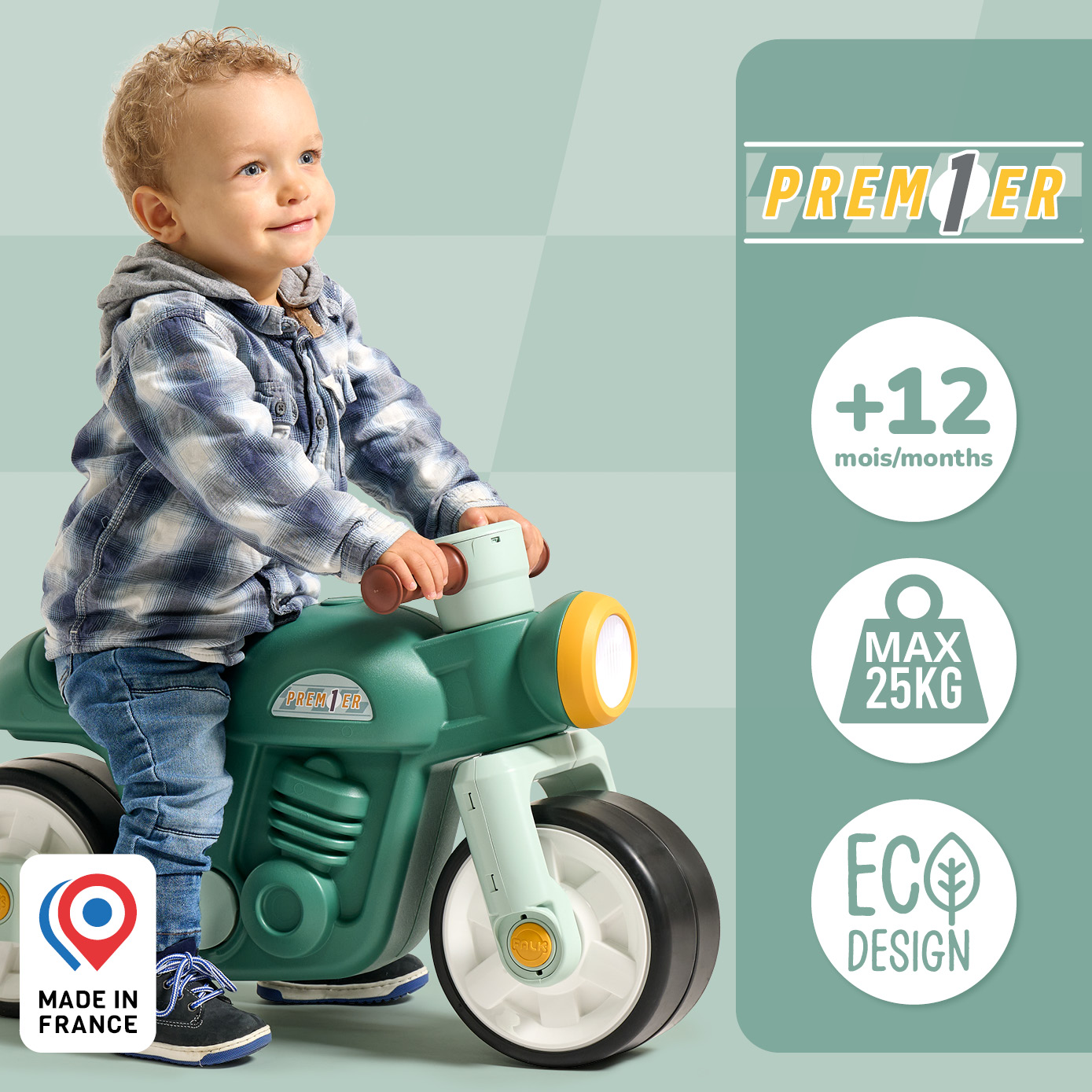 Enfant sur moto